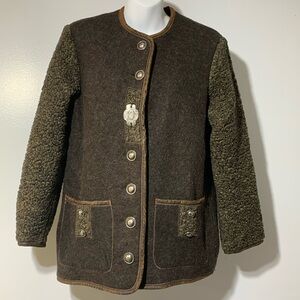 Edelweiss Wool Loden Jacket steampunk unisex